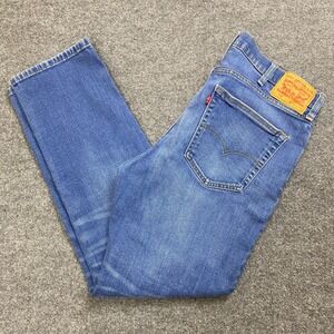 Levis‎ 541 Athletic Taper Jeans Mens 38X34 Medium Whisker Stretch Actual 36X30